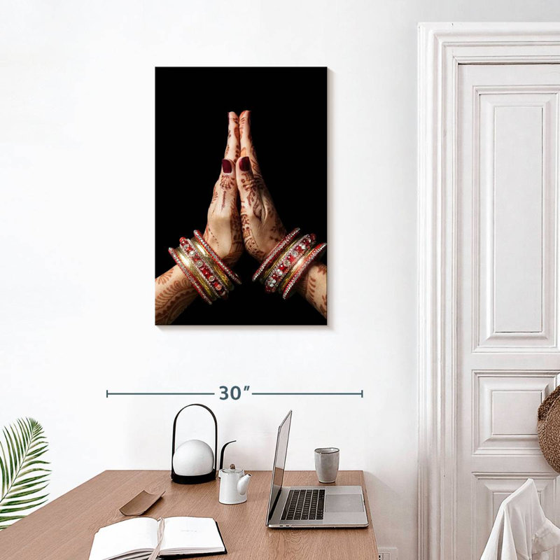 Adella Namaste Mudra Hands, 30" H x 20" W