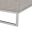 Banc de rangement à fermeture en douceur avec pieds en métal