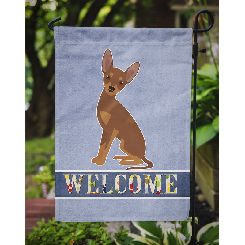 Drapeau impérial Shih Tzu Welcome Garden taille 9EC59815D20042D399EE9FCE8498D299, Ratier de Prague brun