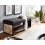 Surya Polyester Upholstered Bench