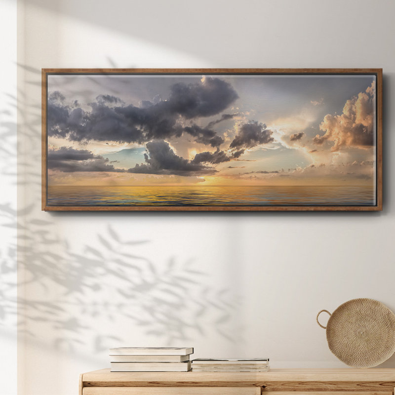 Heavenly Sunset- Framed Canvas