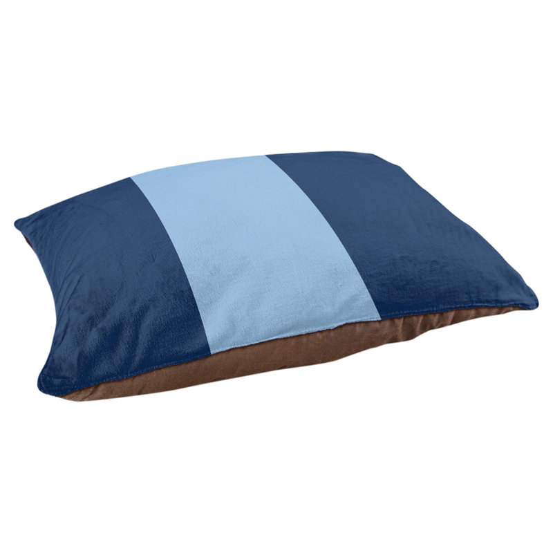 Coussin d'extérieur pour chien Florida Tribe, Extra Large (50" W x 40" D x 17" H), Navy Blue/Light Blue/Navy Blue