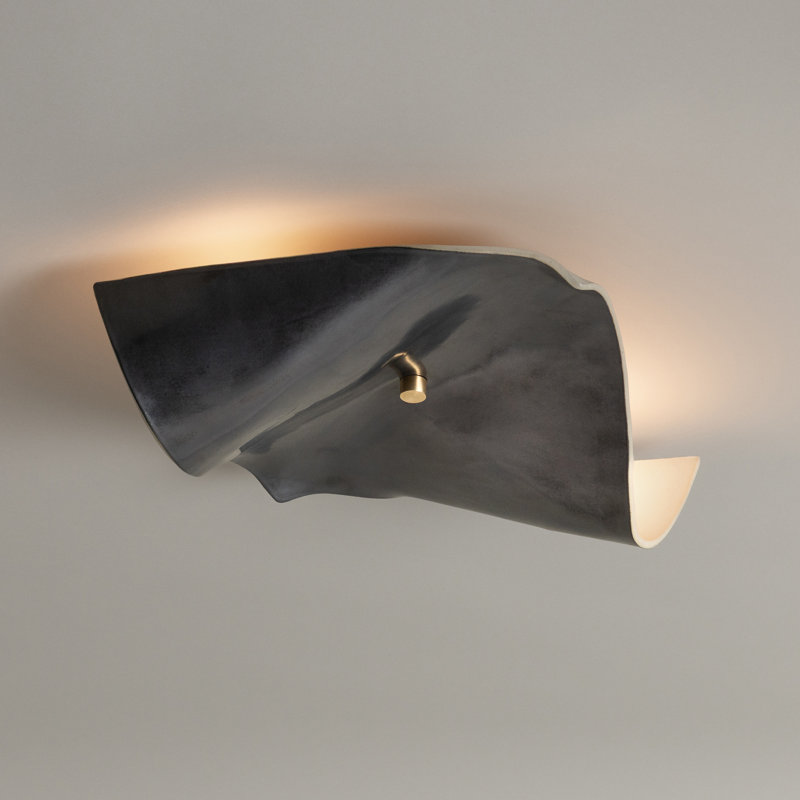 Shan Flushmount, Graphite, No
