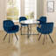 Aella Dinning Chair 2pack Grey Velvet-702369502
