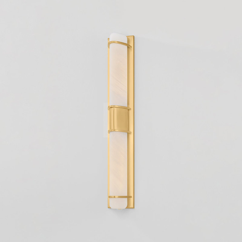 Tottenville 2 - Light Flush Mounted Sconce by Dabito, Aged Brass