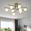 Plafonnier semi-encastré 8 lumières Mid-Century