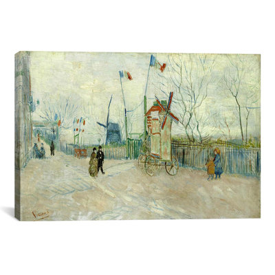 « impasse des deux freres » par vincent van gogh, reproduction d’art sur toile