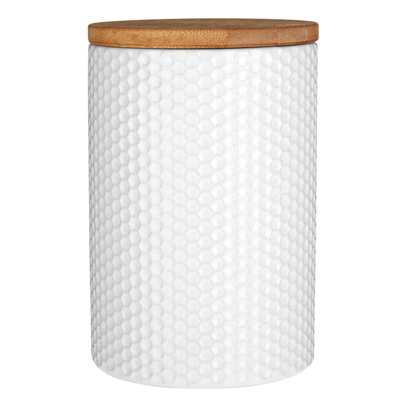 Stoneware Jar, White