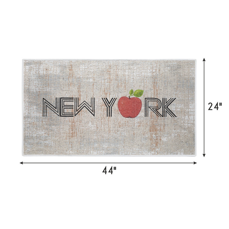 Tapis gris / noir en coton
