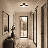 Thayer 1-Light LED Ceiling Light in Matte Black-4897789