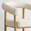 Solaze Beige Dining Chairs with Arm Set of 4