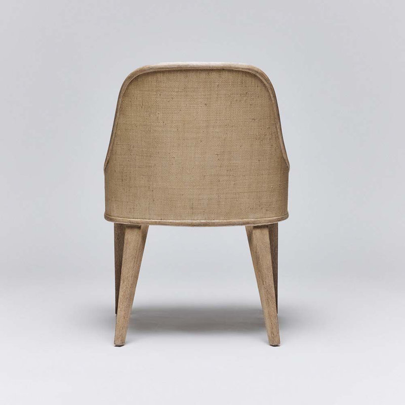 Siesta Upholstered Dining Chair, White Ceruse, Tint Loop
