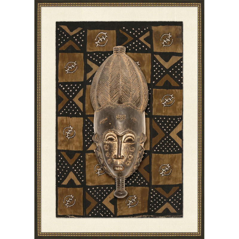 Dance Mask No 3 Print by Michelle Nussbaumer