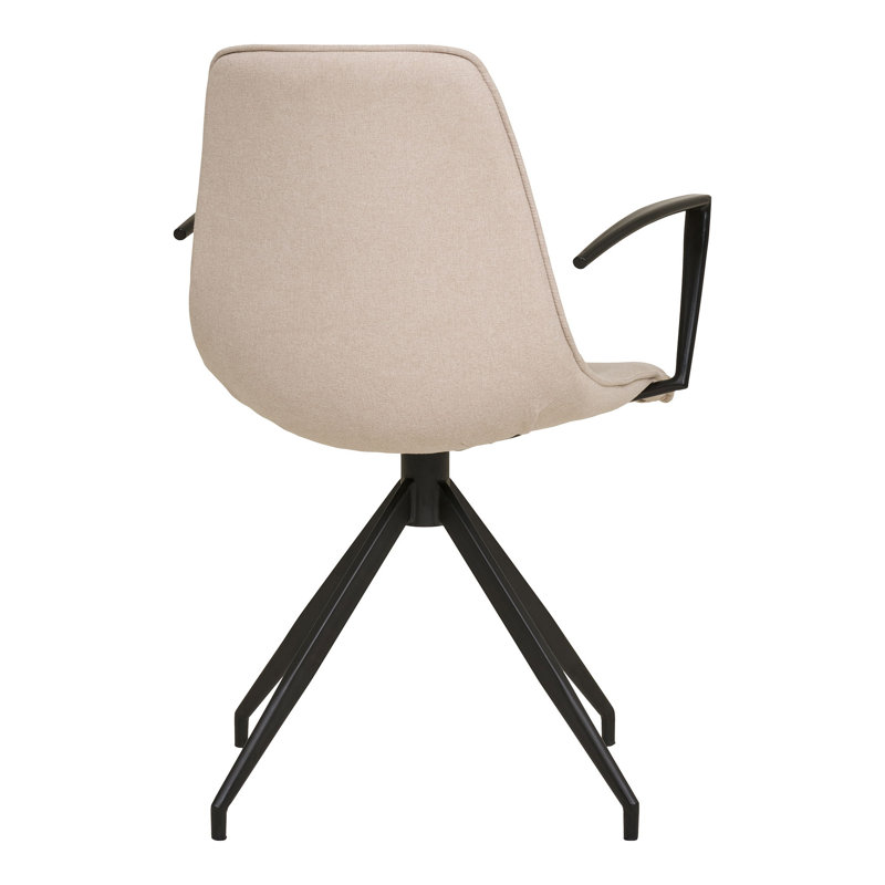 Garnon 48cm H Polyester Upholstered Armchair, Sand