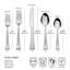 Ensemble de couverts 51 pièces International Silver Fulton Satin avec ustensiles de service, service pour 8, acier inoxydable 18/0