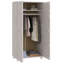 Jabier 2 Door Solid + Manufactured Wood Wardrobe-476735919