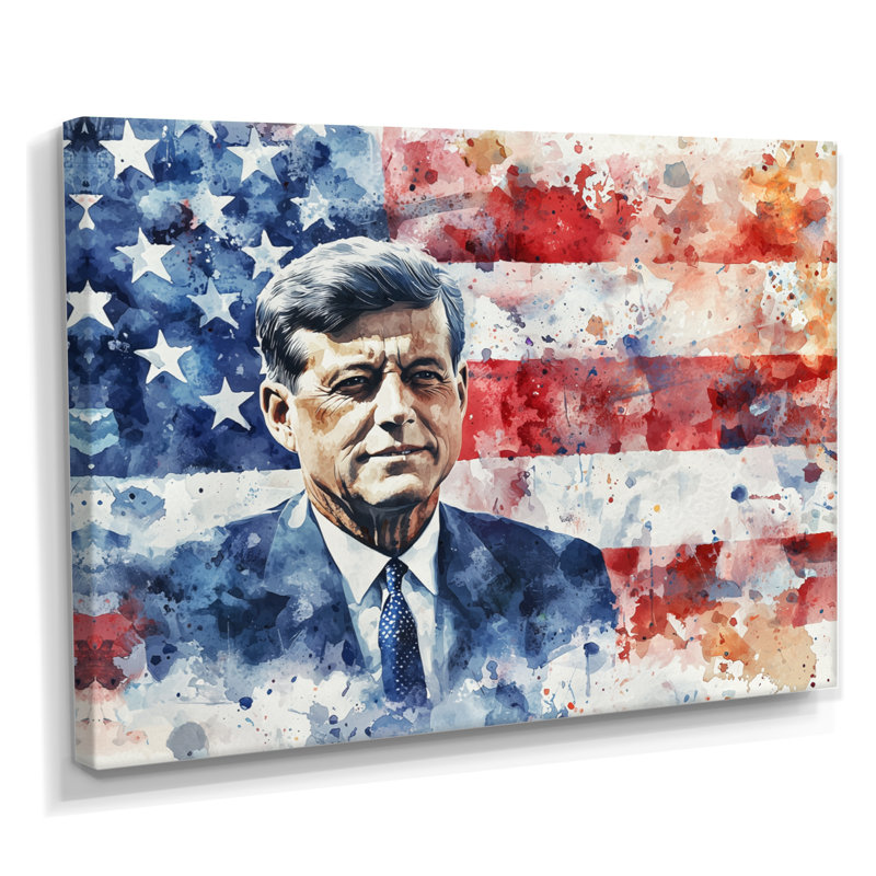 Assassination of Jfk - États-Unis, art mural, H 30 po x l 40 po, Toile tendue, Ne s’applique pas