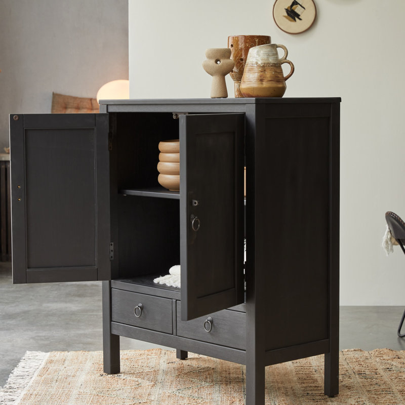 Thaki Solid Wood Accent Cabinet