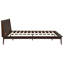 Structure de lit en bambou massif Aurandi Minimalist Auren avec support de lattes robuste, aucun sommier requis-129876701