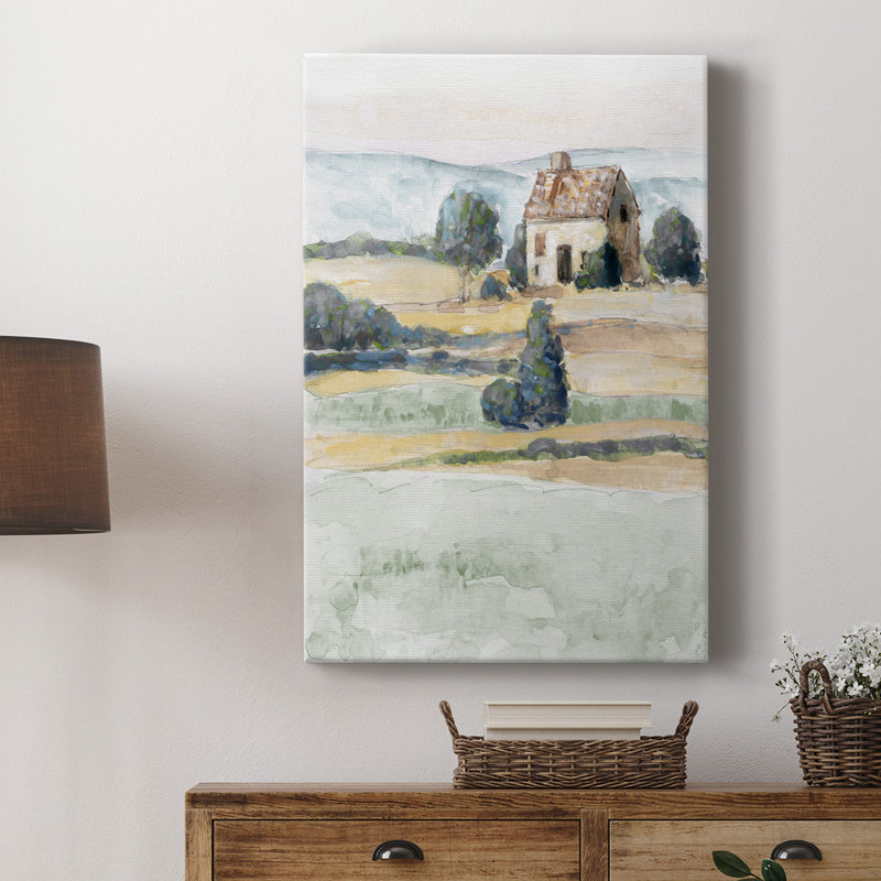 " On The Countryside II " Painting Print, 18" H x 12" W x 1" D