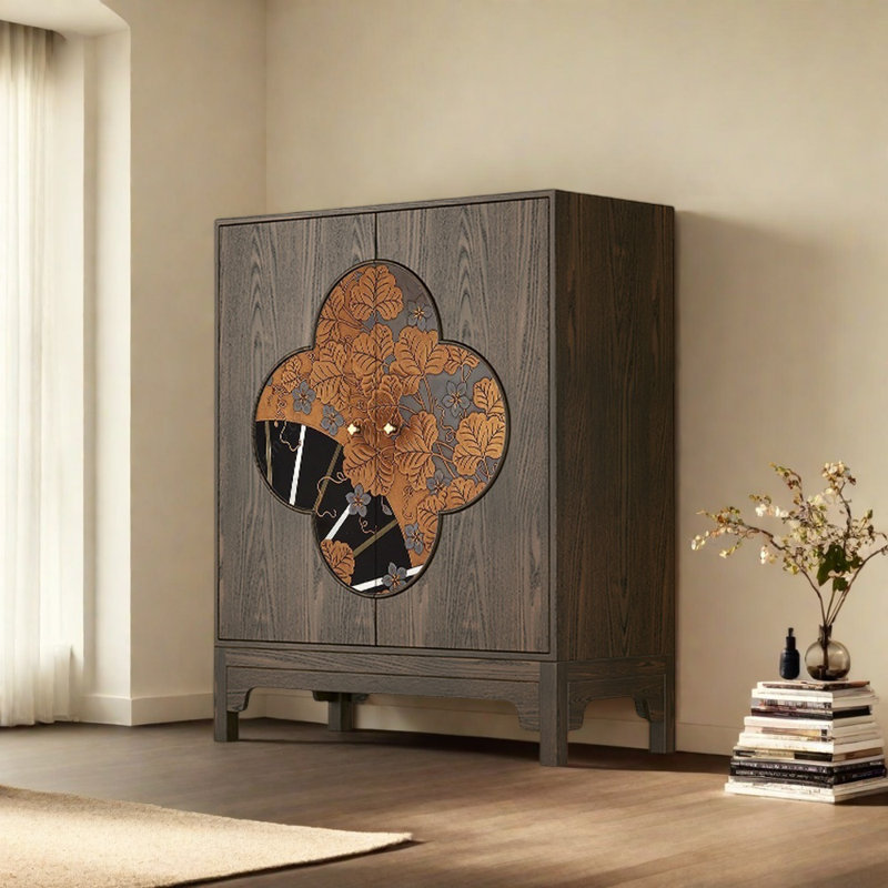 Retro Kitchen Sideboard, Dark Walnut