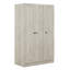 Armoire à 3 portes avec tablettes