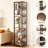 75" 6-Tier Corner Bookcase