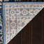 Tapis bleu / gris / ivoire Jodell-16874165
