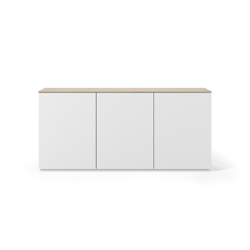 Nichol 180cm Sideboard, Oak Veneer/White