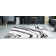 Tapis abstrait noir / argent Linnea