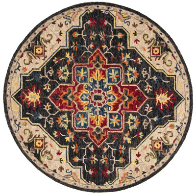 Portis Hand Tufted Wool Oriental Rug