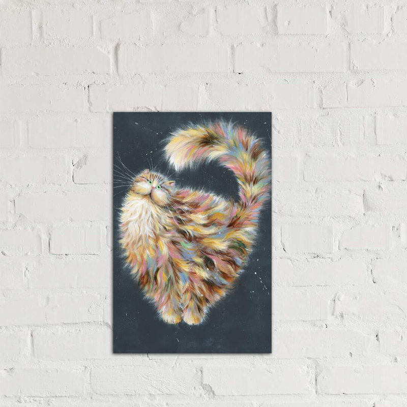 Patapoufette par Kim Haskins-impression d’art graphique, Toile tendue, H 12 po x l 8 po x P 0,75 po