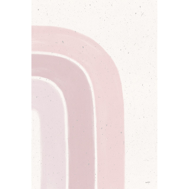 Rainbow Blush I by Leah York - Wrapped Canvas Painting, 122cm H x 81cm W