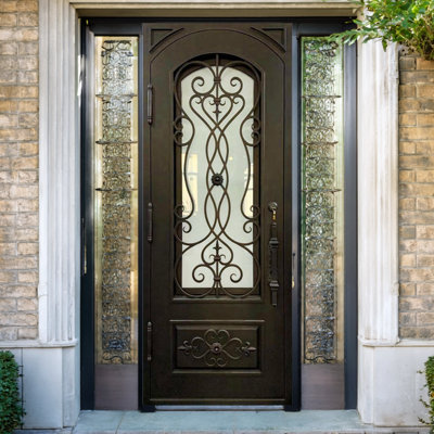 Seville Single Iron Front Door