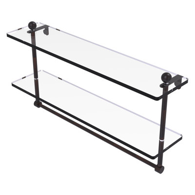 Tablette à 2 niveaux avec barre à serviettes Gober