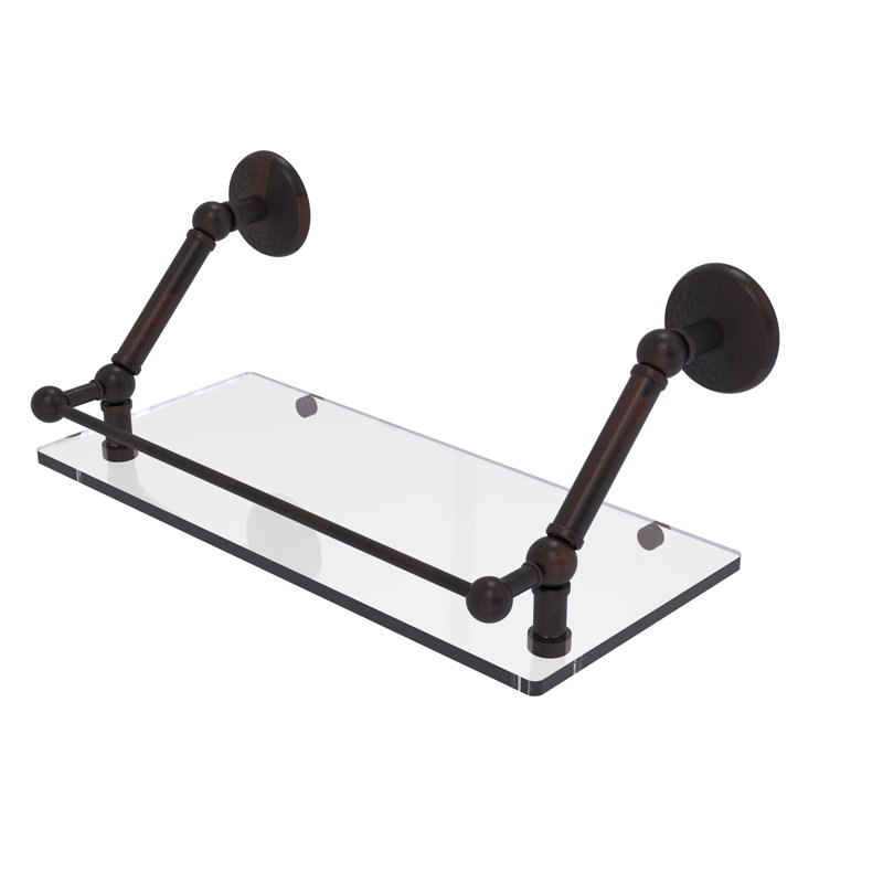 Marchmont Bracket Shelf, Venetian Bronze, 8" H x 18" W x 8.6" D