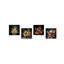 4 Piece No Frame Print on Canvas