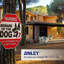 Panneau d'avertissement en aluminium «Beware of the Dog, no responsable of Injury»