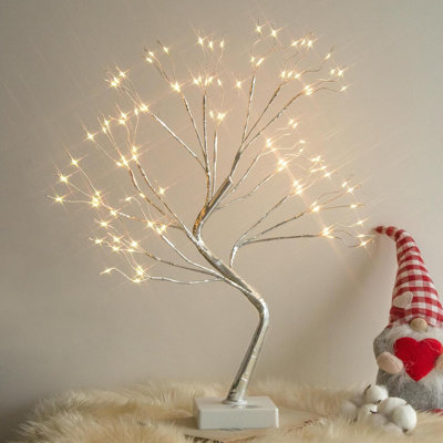 Arbre féerique, 108 arbres lumineux à DEL pour la décoration intérieure, arbre de Noël avec 9 modes et minuterie, arbre féerique pour la décoration de Noël intérieure