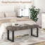 Faux Leather Upholstered Bench