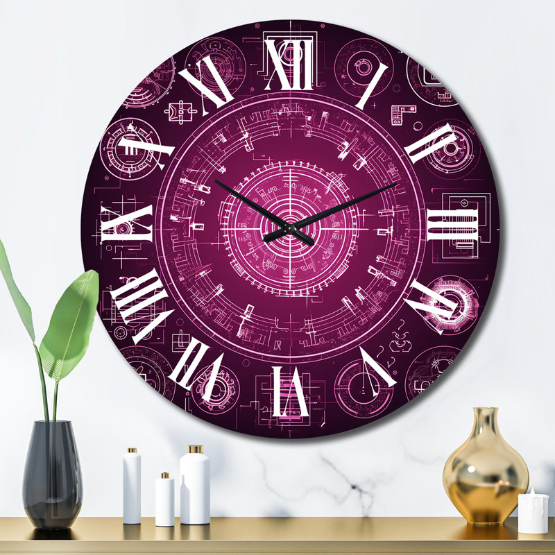 Metal Wall Clock, Large
