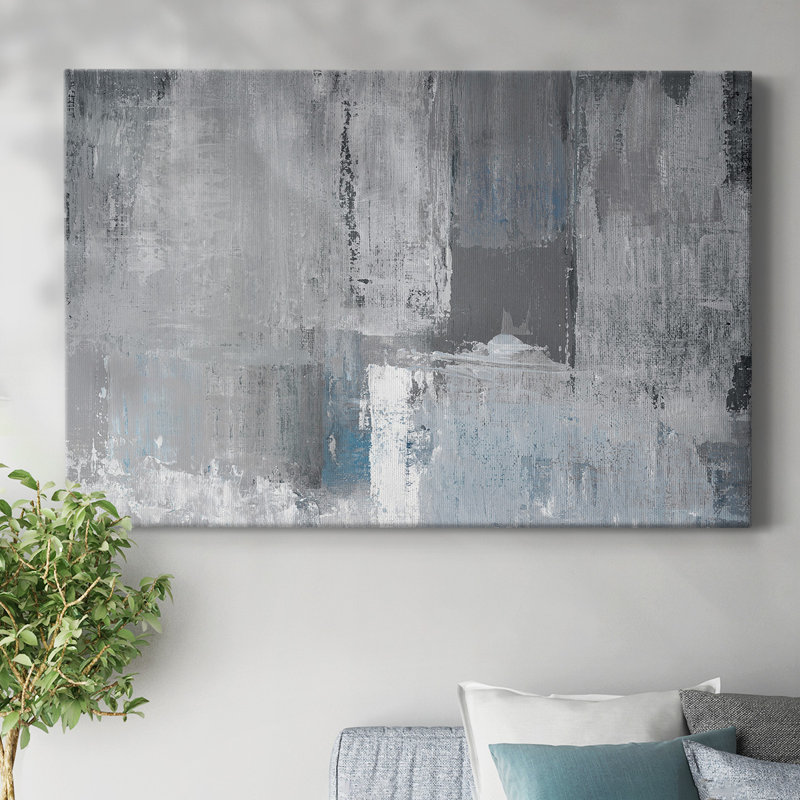 «Tranquil Blues», toile tendue avec châssis, H 40 po x l 60 po