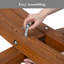 Support pour hamac en bois Volkrad Korbon