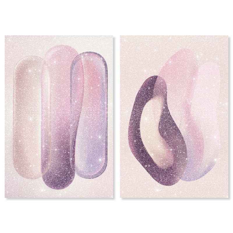 Berry Love Set Set by Oliver Gal, 30"H x 20"W, Gallery Wrapped