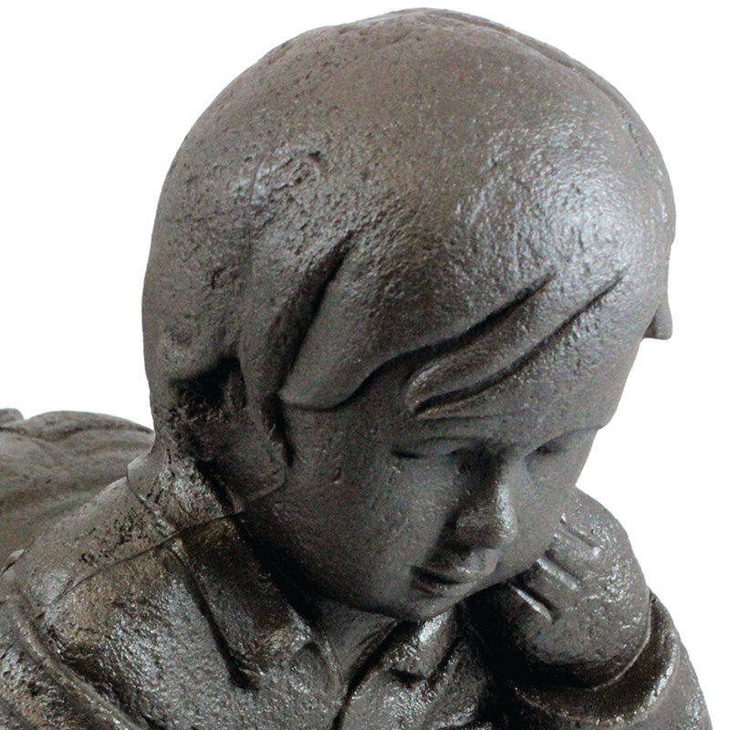 Statue Hilarion Desmond Day Dreaming Boy, Bronze