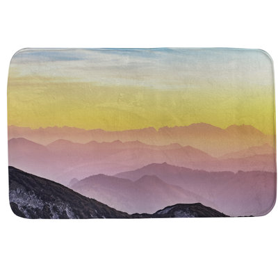 Hagins Memory Foam Non-Slip Bath Rug