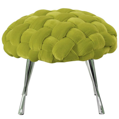 Solid + Manufactured Wood Accent Stool