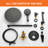 Wall Mounted Tub Shower System With Handheld Shower Single Handle Shower Faucet Set 12 Inch Brass Shower Trim Kit With Rough-In Valve-116833776