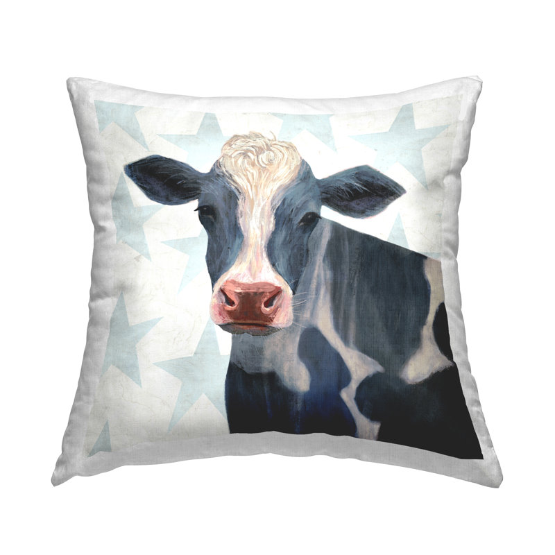 Coussin Patriotic Farm Cow
