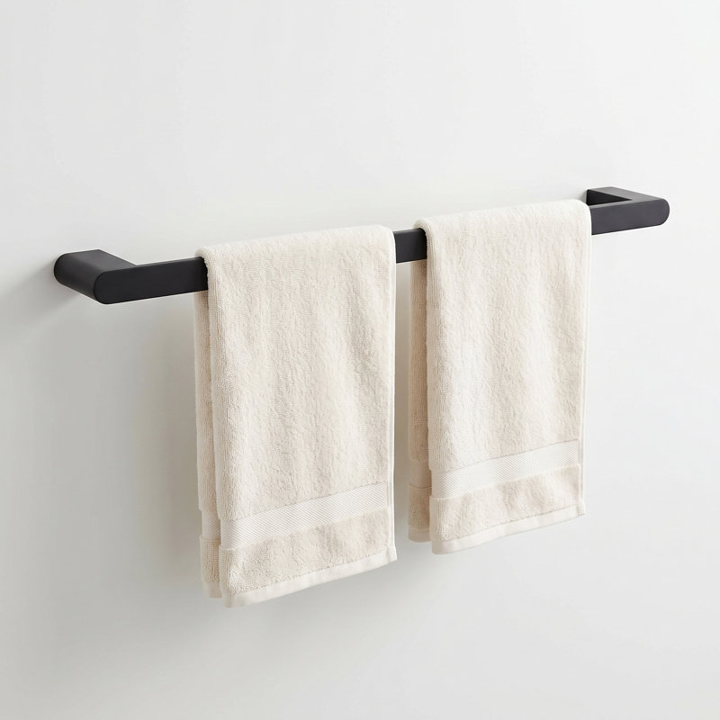 Linear 1 Towel Bar, Black